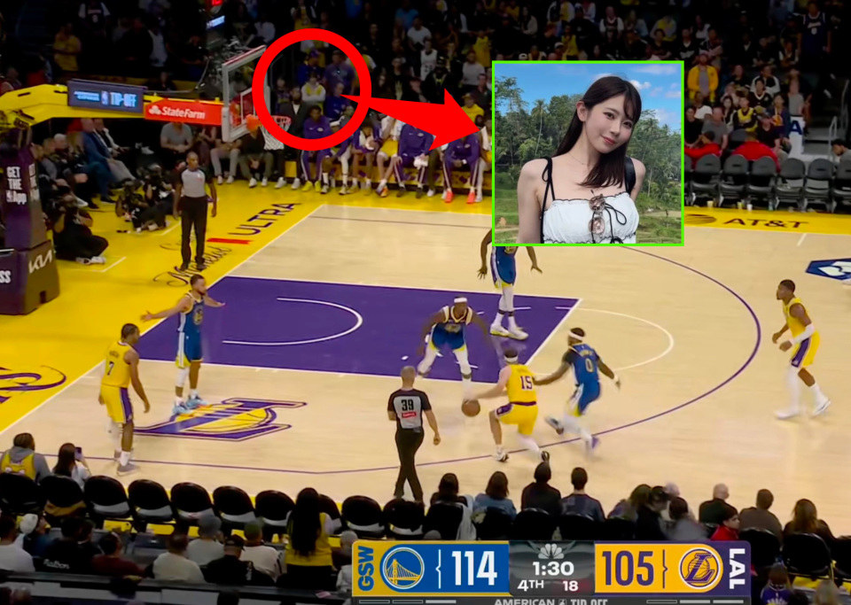 只要坐在这, 常由湖人队